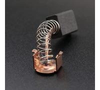 4 pares de cepillos de carbono para amoladora angular de 12 x 8 x 5 mm compatibles con herramientas eléctricas G720 y para Black & Decker WS125 para reemplazo de motor eléctrico