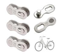 4 Pares de eslabones de cadena de bicicleta de 12 velocidades | Montaje sin herramientas, alta resistencia sin aflojamiento, resistente a la corrosión en condiciones meteorológicas adversas