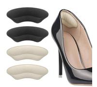 4 pares de esponjas autoadhesivas reutilizables para talón, a prueba de arañazos, flexibles, para zapatos