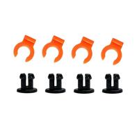4 pares de hebillas de tubo Bowden para extrusora de impresora 3D conector de línea de pinza de extremo caliente para amantes de la impresión 3D