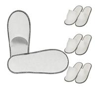 4 Pares de Pantuflas de Huésped,Blancas Zapatillas de Invitados de Hotel,Zapatillas de Spa para Hotel,/Zapatillas de Viaje para Hombre Mujer Viaje Hogar Baño Boda