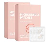 4 pares de parches de microneedling para ojos, almohadillas de hialurón, antiojeras, antiojeras, bolsas de los ojos, microagujas de hialurón, juego de microagujas para reducir las arrugas, arrugas de