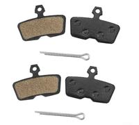 4 pares de pastillas de freno de bicicleta semimetálicas con tecnología de disco de refrigeración para SRAM código R código 2011 2014 DH cuatro pistones frenos de disco de resina construcción de metal