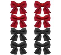 4 Pares De Pinzas Para El Cabello Con Lazo, Lindas Pinzas Para El Cabello Para Niños, Accesorios Para El Cabello, Pinzas Para El Cabello Antideslizantes, Accesorios De Ropa
