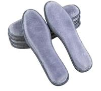 4 pares de plantillas autocalentables, plantilla térmica termostática, botas invierno conejo imitación, almohadillas suela felpa para Zapatillas(40(250mm))