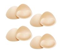 4 Pares De Sujetadores Push-Up, Almohadillas De Sujetador Triangular, Almohadillas De Sujetador Deportivo, Almohadillas De Sujetador Extraíbles Para Sujetadores Deportivos, Trajes De Baño Y Bikinis