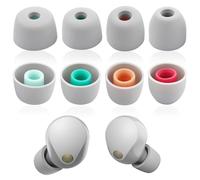 4 pares de tapones para los oídos de silicona suave, antideslizantes, compatibles con Sony WF-1000XM5, WF-1000XM4, WF-1000XM3, WF-C700N, WF-XB700, WF-C500, dispositivos deportivos con reducción de