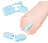 4 Pares Espuma Separador de Dedos, Almohadilla Aislante de Dedos de los Pies de Espuma, Almohadillas Separadoras de Espuma para Juanetes, Corrector de Dedo Gordo para Aliviar los Dedos de los Pies