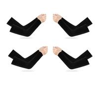 4 Pares Manguitos Running,Manguitos Ciclismo,Manguitos Voleibol,Mangas Running Mujer Frio,Mangas Running Mujer,Mangas Para Brazos Protección Sol,Brazos Protección Sol,Mangas De Compresion Para Brazos