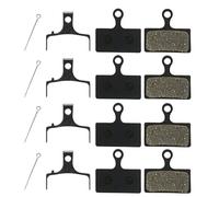 4 pares pastillas de freno compatibles con Shimano G01S G02S G03S G01A G02A XT XTR SLX Deore Alfine Route I Pastillas de disco resina orgánica silenciosa I para bicicleta eléctrica MTB híbrido