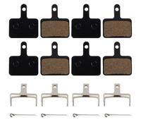 4 Pares Pastillas de Freno de Bicicleta para B01s Trp Tektro Deore, Pastillas de Freno de Disco de Bicicleta MTB en Resina Semimetálica