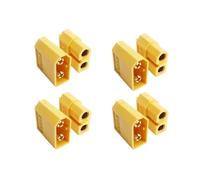 4 pares XT60 serie XT60H Uds XT60E-F enchufe hembra gran corriente conector chapado en oro/latón Ni adaptador de conexión batería alimentación ESSEIEIE(4Pair - XT60)