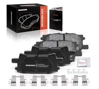 4 Pastillas de Freno para Eje Trasero Frankberg, Compatible con RX U3 3.0L 3.3L 3.5L 2003-2008 HighlanderKluger U2 3.3L 2003-2007, Replace# 0446648040
