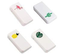 4 pastilleros diarios impermeables, organizador de medicamentos, soporte de vitaminas, mini contenedor de medicamentos para uso en viajes