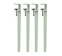 4 patas de abrazadera de mesa de metal, patas de mesa de centro ajustables, pie de escritorio de comedor en forma de F, patas de soporte de banco de trabajo de hierro, patas de barra de bricolaje