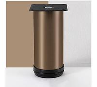 4 patas de acero inoxidable para muebles, altura ajustable, 0 30 mm, para el hogar, oficina, cocina, sofá, armario, mesita de noche, gabinete, patas de metal (55 cm, champán)