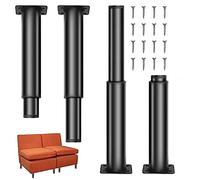 4 Patas de Soporte Central de Altura Ajustable para Marco de Cama, Listón Central de Cama, Pata de Soporte Pesado, Pie de Acero para Muebles, Patas para Marco de Cama, sofá,