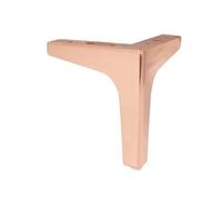 4 patas modernas de metal dorado y negro de hierro para mesa, cama, silla, escritorio, tocador, gabinete, accesorios para sofá, cama, silla, sofá, aparador, mesa (rosa, 4 piezas, 10 cm)