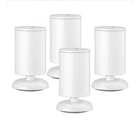 4 Patas para Muebles de 8 cm,10 cm,12 cm,15 cm,20 cm y 25 cm,Ajustables en Altura,Ideales para mesas de Centro,armarios,sofás y Camas. Patas de Repuesto,Color Blanco (25 cm/9,8 Pulgadas