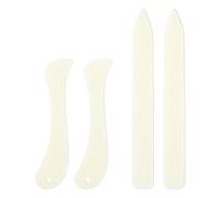 4 patas plegables para papel, tabla de plástico para cortar carpetas, encuadernación de libro, plegables, kit de huesos para encuadernación de origami, herramienta de manualidades para pliegues,