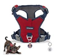 4. PawView - Arnés para perro pequeño, mediano y grande, chaleco ajustable sin tirones para perros pequeños y medianos, ultraligero, impermeable, con hebilla lateral fácil de poner, etiqueta