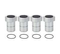4 Pcs 20mm Aluminum Alloy Bench Dogs with Non Slip Pad Workbench Stops for MFT Table, Woodworking, Routing, Sanding Ideal for Carpenters, DIYers, and Hobbyists
