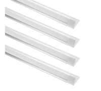 4 PCS 40W LED Tubo de Luz, 4800LM 4ft 120CM Lámpara LED de Techo, Blanco Frio 6000K 130°Ángulo Luz de Lámpara LED Tubo para Sala de Estar, Baño, Cocina, Garaje, Oficina, Almacén