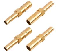4 PCS 8mm a 6mm Diámetro Recto Latón, Conectores de Latón Recto Reductor, Adaptador de Espiga para Manguera, Diámetro Rect Lató, Unión de Tubería para Líquidos y Gases, Accesorios Manguera Gas