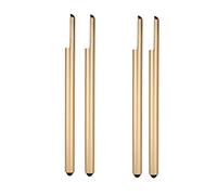 4 Pcs Adjustable Furniture Legs,Aluminum Alloy Table Sofa Legs,Cabinet Feet,L Shape Coffee Table Legs,Cabinet Legs,for Cabinet,Wardrobe,with Screws, 320mm, 13in,Gold