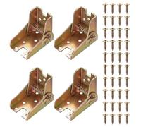 4 Pcs Bisagras Plegables, Bisagra Autoblocante 90 Grados, Bisagra Plegable Patas de Mesa Plegables, Bisagras Mesa Plegable Autobloqueo para Patas Plegable Banco de Trabajo Cocina Oficina Mesa Pared