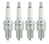 4 PCS Bujía BPR6ES 7822, Bujías de Encendido Antiparasitarias para Scooters, Ciclomotores y Motocicletas para un Rendimiento del Motor Optimizado y un Encendido Eficaz