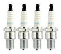 4 PCS Bujía NGK BR9ES, Bujías de Encendido Antiparasitarias para Scooters, Ciclomotores y Motocicletas para un Rendimiento del Motor Optimizado y un Encendido Eficaz