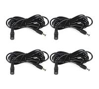 4 PCS Cable DC Tira de Led 12V Cable DC 12V Cable de Extensión de Alimentación 12V Extensión Prolongador Cable Eléctrico Alargador 12V 3M para LED Cámara Adaptador de Corriente Coche Monitores
