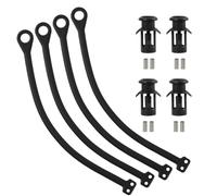 4 PCS Cable de Retención para Tapón de Depósito de Combustible, Bandas Elásticas de Goma Resistente, Repuesto Universal para Tapón de Gasolina