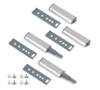 4 PCS Cierre Push to Open, Cierre Puerta Push para Armarior, Push Armarios Cierre Puerta y Cajón, Push Open Cierre Pulsador para Armarios de Cocina, Puerta Armario y Muebles Modernos
