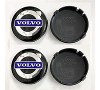 4 Pcs Coche Tapas Centro para Volvo V40 V50 V60 V90 68MM Tapas centrales Tapacubos Centrales Llantas Tapas Llantas Tapas Buje Tapas Centrales Llantas