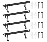 4 Pcs Colgador Tazas Cafe Armario, Soporte Tazas Cafe Cuelga Tazas, Ganchos Soporte para Tazas Debajo del Estante, Organizador para Tazas de Café Utensilios de Cocina Cafetería Bar Oficina