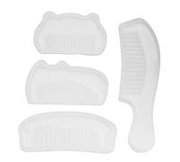 4 PCS Comb Silicone Mold, Hair Comb Resin Casting Mold Kit, DIY Jewelry Craft Resin Casting Mould for Pendant Decoration, Sugar, Cake Decorating