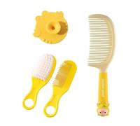 4 Pcs Costra LáCtea Bebe Cepillo De Ducha De Bebé Cepillo Costra LáCtea Bebe Juego De Cepillo Y Peine Para Bebé Cepillo Y Peine Para La Costra LáCtea Cepillo De Silicona Para BañO Del Bebé