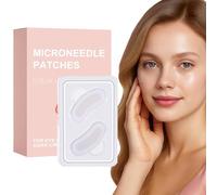 4 PCS de Parches para Ojos Microneedling con Ácido Hialurónico, Reduce las Arrugas, Contra las Ojeras y las Bolsas, Cuidado Intensivo de los Ojos