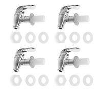 4 Pcs Dispensador Cerveza Grifo Dispensador De Agua Grifo para DepóSito De Agua Reutilizable,Grifo De Repuesto para MáQuina De Bebidas Apto para Zumos, Cervezas, Bebidas Y Vinos-16.5mm
