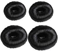 4 Pcs Donut Hair Bun Maker, Hair Bun Shaper Set, Donut Bun Maker for Hair, Hair Bun Donut Hairpiece for Women Girls