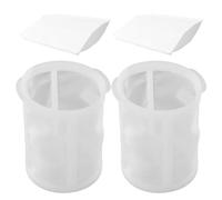 4 pcs Filtros de aspiradora compatibles con Makita CL100/106/180 DCL180, Accesorios de aspiradora, (2 filtros + 2 prefiltro), Kit de reemplazo prefiltrado Parte