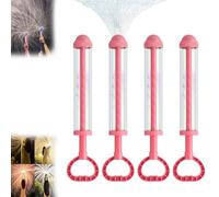 4 PCS Firework Water Gun, Fireworks Style Water Spray Toys, Firework Waters Guns for Pool Parties, for Family and Friends, Couple Games, Beach and Backyard Fun (4Pcs-Pink)