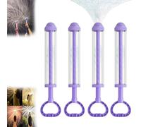 4 PCS Firework Water Gun, Fireworks Style Water Spray Toys, Firework Waters Guns for Pool Parties, for Family and Friends, Couple Games, Beach and Backyard Fun (4Pcs-Purple)