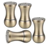 4 Pcs Furniture Legs,Metal Adjustable Furniture Legs,Aluminum Alloy Table Legs Sofa Leg,Replacement Legs for Dining Tables,Strong Bearing Capacity, bronze8cm/3.1in
