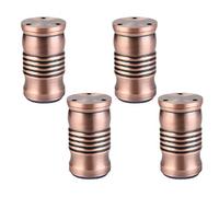 4 Pcs Furniture Legs,Metal Adjustable Furniture Legs,Aluminum Alloy Table Legs Sofa Leg,Replacement Legs for Dining Tables,Strong Bearing Capacity, Red copper8cm/3.1in