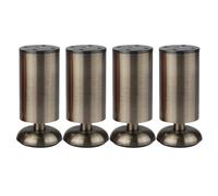 4 Pcs Furniture Legs Metal,Table Legs Adjustable 8cm 10cm 12cm 15cm,Furniture Support Feet,Non-Slip/Wear-Resistant Desk Legs,with Screws,DIY Replacement Furniture Legs,A-12cm(4.7in)