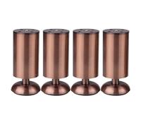 4 Pcs Furniture Legs Metal,Table Legs Adjustable 8cm 10cm 12cm 15cm,Furniture Support Feet,Non-Slip/Wear-Resistant Desk Legs,with Screws,DIY Replacement Furniture Legs,B-10cm(3.9in)