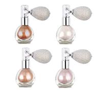 4 Pcs Highlighter Powder Spray,Spray De Purpurina para Cabello De Larga Duración,Aerosol-es De Polvo Holográfico Brillante,Party Stage Makeup,Long Lasting Shimmer Glitter Hairspray For Body and Hair